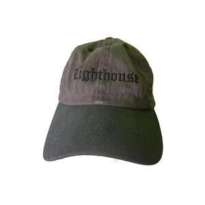 Lighthouse Old English Spellout Cap Hat Skateboarding Skate